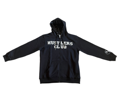 Hustlers Club Zip Up “Black”