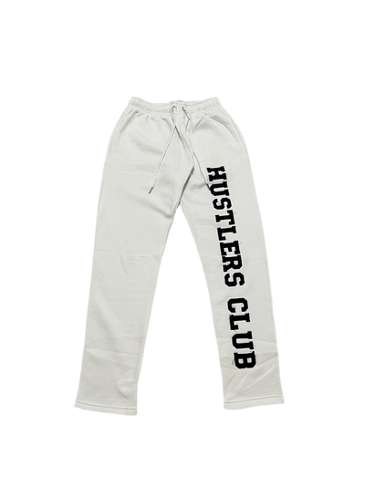 Hustlers Club Sweatpants “White”