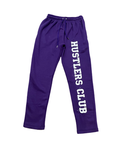 Hustlers Club Sweatpants “Purple”