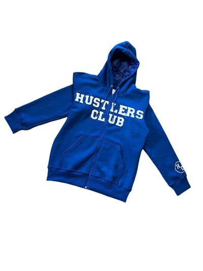 Hustlers Club Zip Up “Royal Blue”